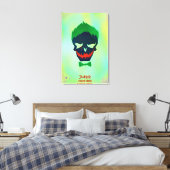 Suicide Squad | Joker Head-pictogram Canvas Afdruk (Insitu (Slaapkamer))