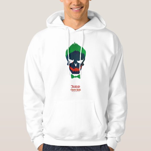 Suicide Squad | Joker Head-pictogram Hoodie (Voorkant)