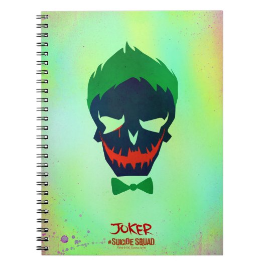 Suicide Squad | Joker Head-pictogram Notitieboek (Voorkant)