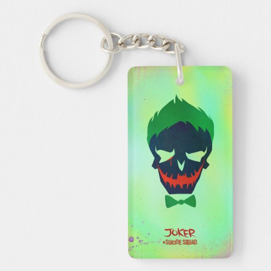 Suicide Squad | Joker Head-pictogram Sleutelhanger (Voorkant)