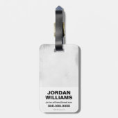 Suicide Squad | Joker Skull "All In" Tattoo Art Bagagelabel (Achterkant verticaal)