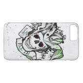 Suicide Squad | Joker Skull "All In" Tattoo Art Case-Mate iPhone Case (Achterkant (Horizontaal))