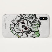 Suicide Squad | Joker Skull "All In" Tattoo Art Case-Mate iPhone Case (Achterkant (horizontaal))