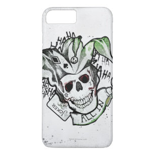 Suicide Squad   Joker Skull "All In" Tattoo Art Case-Mate iPhone Case