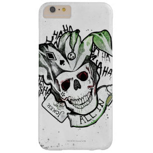Suicide Squad   Joker Skull "All In" Tattoo Art Barely There iPhone 6 Plus Hoesje