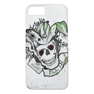 Suicide Squad   Joker Skull "All In" Tattoo Art Case-Mate iPhone Case