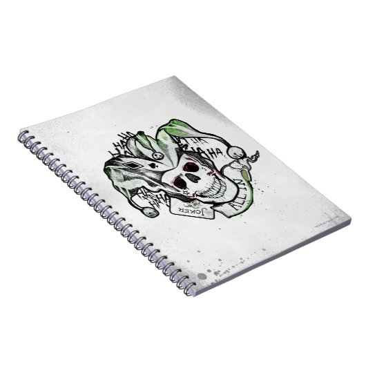 Suicide Squad | Joker Skull "All In" Tattoo Art Notitieboek (Rechterzijde)