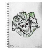 Suicide Squad | Joker Skull "All In" Tattoo Art Notitieboek (Voorkant)