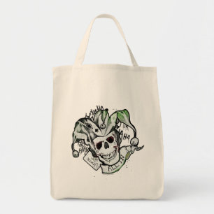 Suicide Squad Joker Skull "All In" Tattoo Art Tote Bag