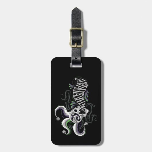 Suicide Squad | Joker Skull - Haha Bagagelabel (Voorkant verticaal)