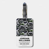 Suicide Squad | Joker Skull - Haha Bagagelabel (Achterkant verticaal)