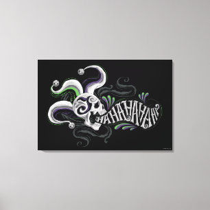 Suicide Squad   Joker Skull - Haha Canvas Afdruk