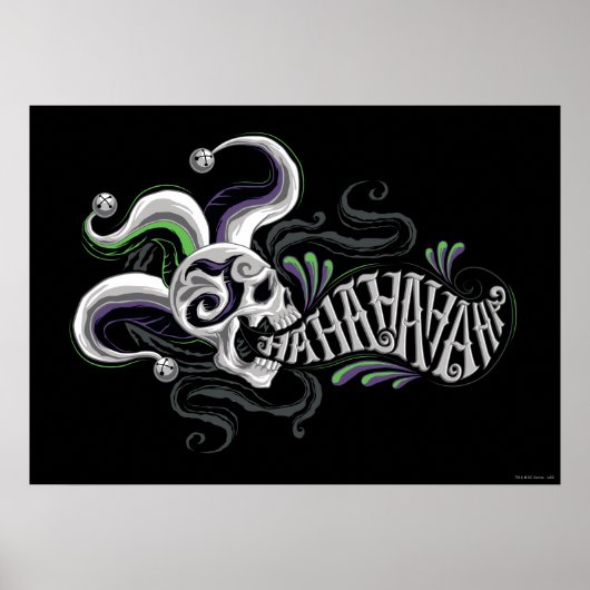 Suicide Squad | Joker Skull - Haha Poster (Voorkant)
