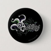 Suicide Squad | Joker Skull - Haha Ronde Button 5,7 Cm (Voorkant)