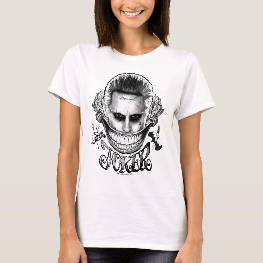 Suicide Squad | Joker Smile 2 T-shirt (Voorkant)