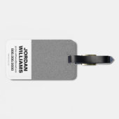 Suicide Squad | Joker Smile Bagagelabel (Achterkant horizontaal)