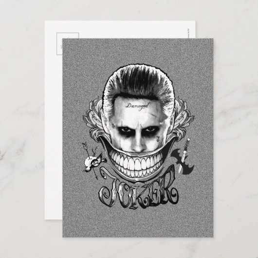Suicide Squad | Joker Smile Briefkaart (Voorkant / Achterkant)