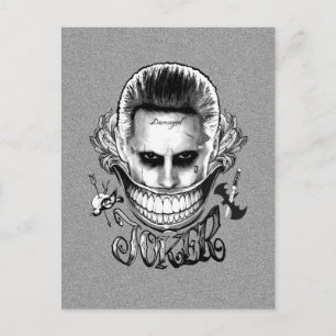 Suicide Squad   Joker Smile Briefkaart