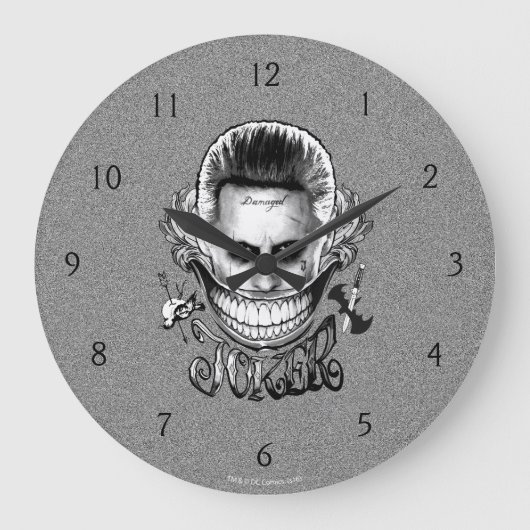 Suicide Squad | Joker Smile Grote Klok (Voorkant)