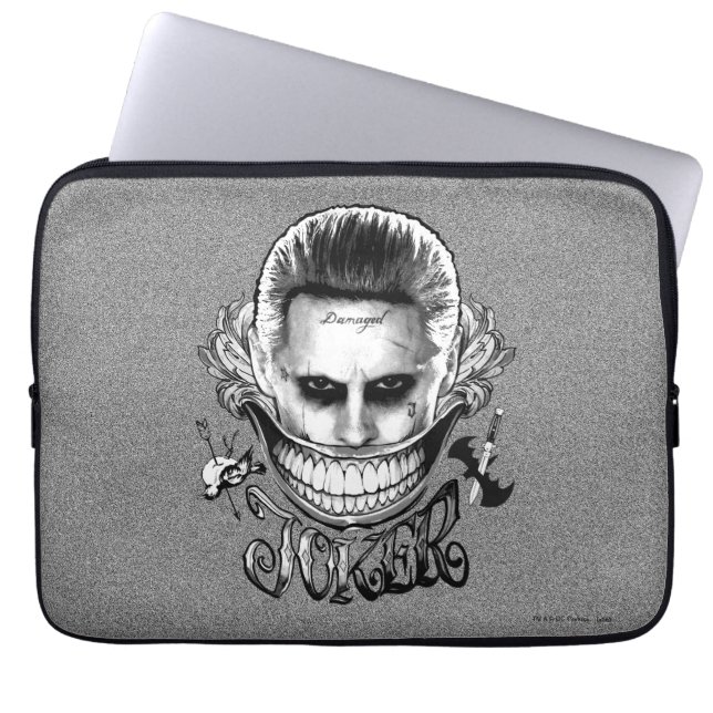 Suicide Squad | Joker Smile Laptop Sleeve (Voorkant)