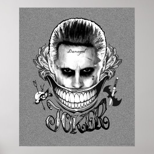 Suicide Squad | Joker Smile Poster (Voorkant)
