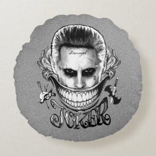 Suicide Squad   Joker Smile Rond Kussen