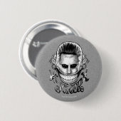 Suicide Squad | Joker Smile Ronde Button 5,7 Cm (Voorkant /achterkant)