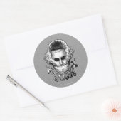 Suicide Squad | Joker Smile Ronde Sticker (Envelop)