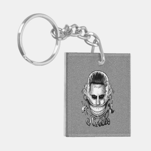 Suicide Squad | Joker Smile Sleutelhanger (Voorkant Links)
