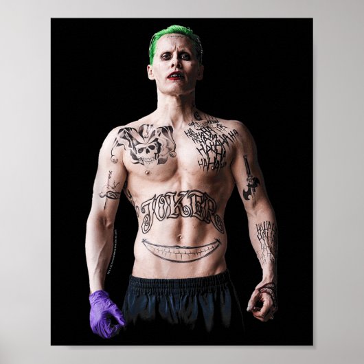 Suicide Squad Joker Stance Zwart Poster (Voorkant)