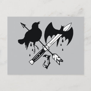 Suicide Squad   Joker-symbool Briefkaart