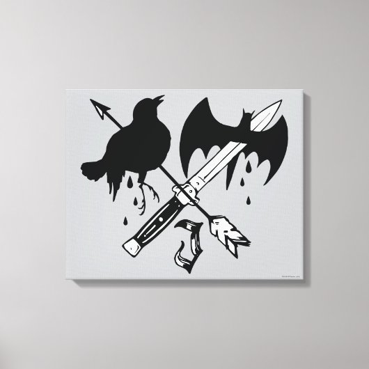 Suicide Squad | Joker-symbool Canvas Afdruk (Voorkant)