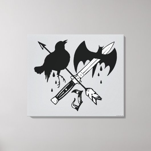 Suicide Squad | Joker-symbool Canvas Afdruk (Voorkant)