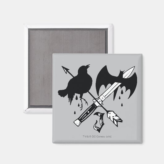Suicide Squad | Joker-symbool Magneet (Voorkant / Achterkant)