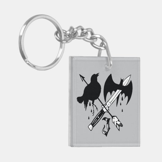 Suicide Squad | Joker-symbool Sleutelhanger (Voorkant Links)