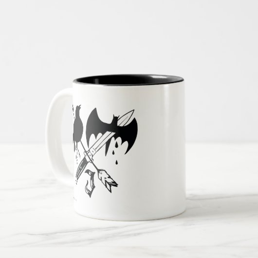 Suicide Squad | Joker-symbool Tweekleurige Koffiemok (Voorkant links)