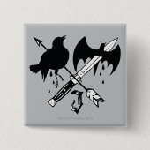 Suicide Squad | Joker-symbool Vierkante Button 5,1 Cm (Voorkant)