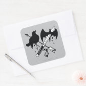 Suicide Squad | Joker-symbool Vierkante Sticker (Envelop)