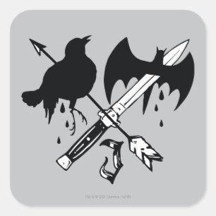 Suicide Squad   Joker-symbool Vierkante Sticker
