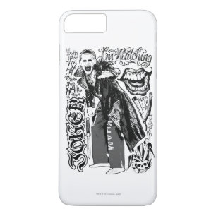 Suicide Squad Joker Typografie Foto iPhone 8/7 Plus Hoesje