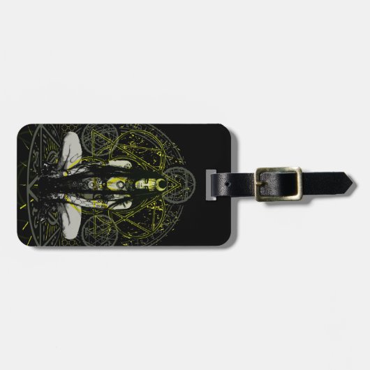 Suicide Squad | Kantoormagische cirkels Bagagelabel (Voorkant horizontaal)