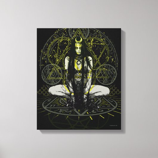 Suicide Squad | Kantoormagische cirkels Canvas Afdruk (Voorkant)