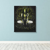 Suicide Squad | Kantoormagische cirkels Canvas Afdruk (Insitu (Houten vloer))