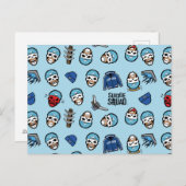 Suicide Squad | Kapitein Boomerang Emoji Pattern Briefkaart (Voorkant / Achterkant)