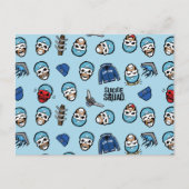 Suicide Squad | Kapitein Boomerang Emoji Pattern Briefkaart (Voorkant)