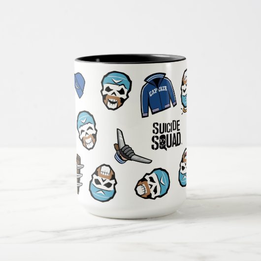 Suicide Squad | Kapitein Boomerang Emoji Pattern Mok (Midden)