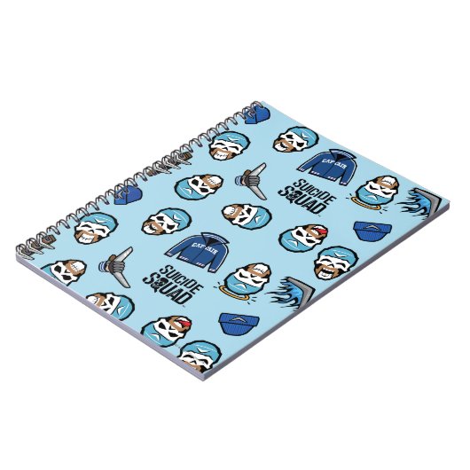 Suicide Squad | Kapitein Boomerang Emoji Pattern Notitieboek (Linkerzijde)