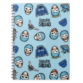 Suicide Squad | Kapitein Boomerang Emoji Pattern Notitieboek (Voorkant)