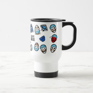 Suicide Squad Kapitein Boomerang Emoji Pattern Reisbeker
