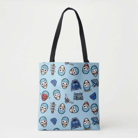 Suicide Squad | Kapitein Boomerang Emoji Pattern Tote Bag (Voorkant)